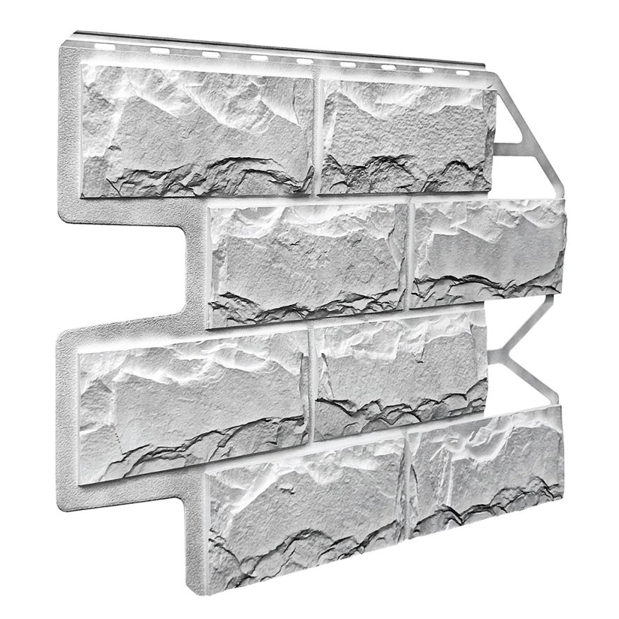 Фасадная панель FineBer Блок, Светло-серый купить в Владивостоке