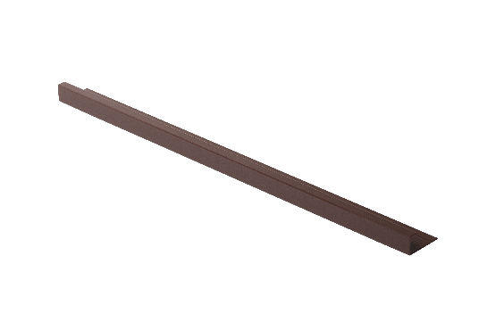 Финишный алюминиевый профиль, коричневый. купить в Владивостоке