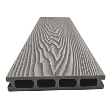 Террасная доска ДПК NanoWood 3D Double Серый