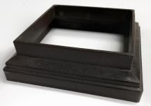 Декоративная рамка для столба из дерева и пластика