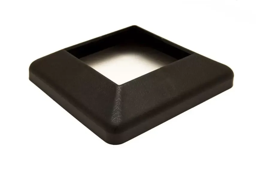 Крышка нижняя ПВХ для столба 100х100 Deckart Графит купить в Владивостоке