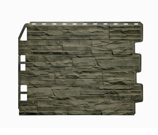 Фасадная панель Fineber, Скол 3D, Цвет Дымчатый купить в Владивостоке