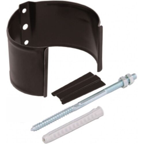 Металлический хомут для трубы на камень, Grand Line, цвет Шоколад купить в Владивостоке