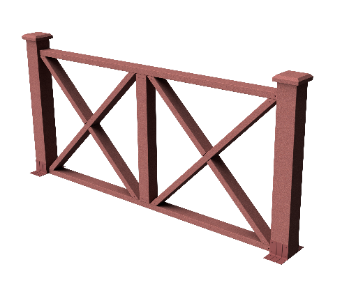 Декоративное ограждение из ДПК GRINDERDECO Тауэр мербау купить в Владивостоке