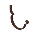 Крюк короткий усиленный модернизированный с комплектом крепления Aquasystem, RAL 8017 Тёмно Коричневый 125/90 купить в Владивостоке