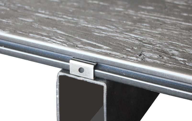 Кляймер стартовый KRONEX № 7 для металлического каркаса и ДПК лаг (упаковка 10 шт) купить в Владивостоке