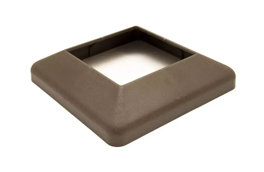 Крышка нижняя ПВХ для столба 100х100 Deckart Венге купить в Владивостоке