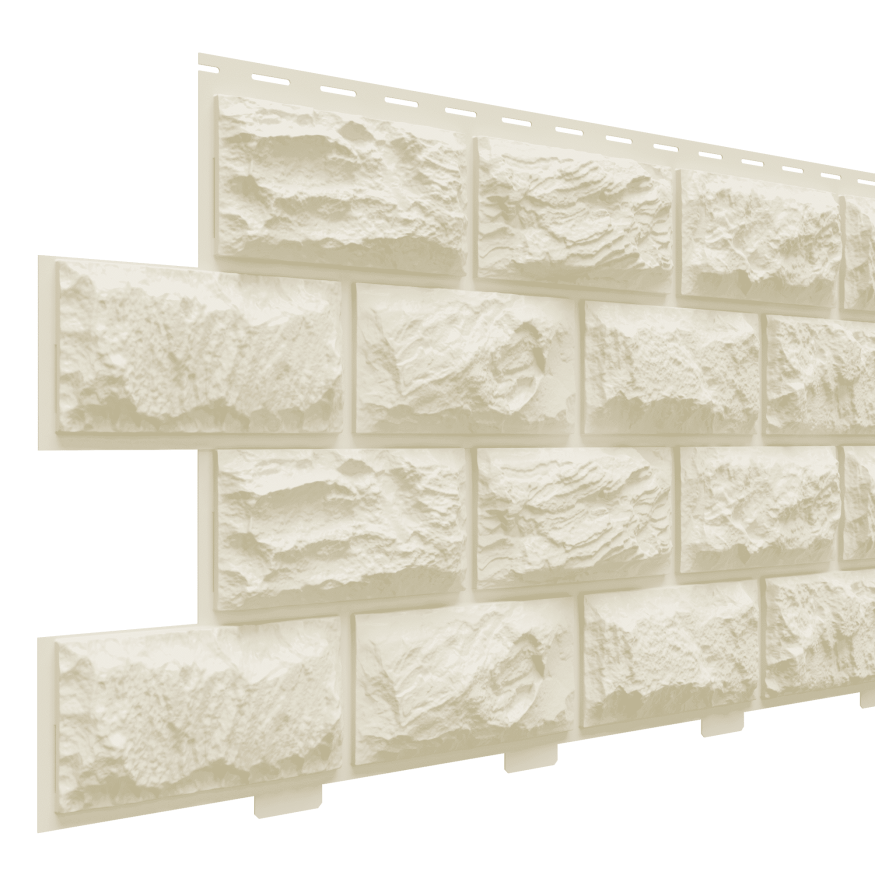 Фасадная панель Доломит, Альпийский, Цвет слоновой кости купить в Владивостоке