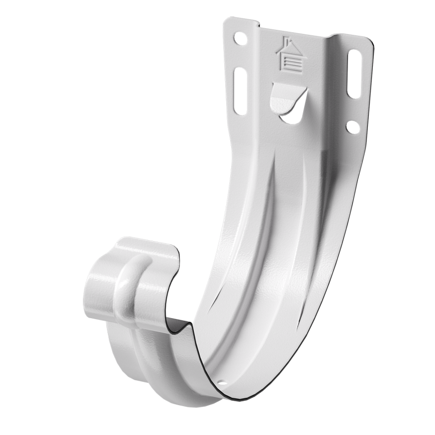 Кронштейн карнизного желоба Docke Stal Premium, штампованный, Пломбир купить в Владивостоке