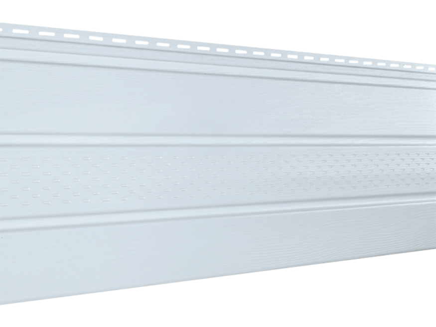 Классический софит Ю-пласт, Белый (с частичной перфорацией) купить в Владивостоке