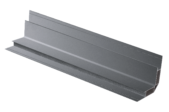 Внутренний угловой элемент из алюминия, серый. купить в Владивостоке