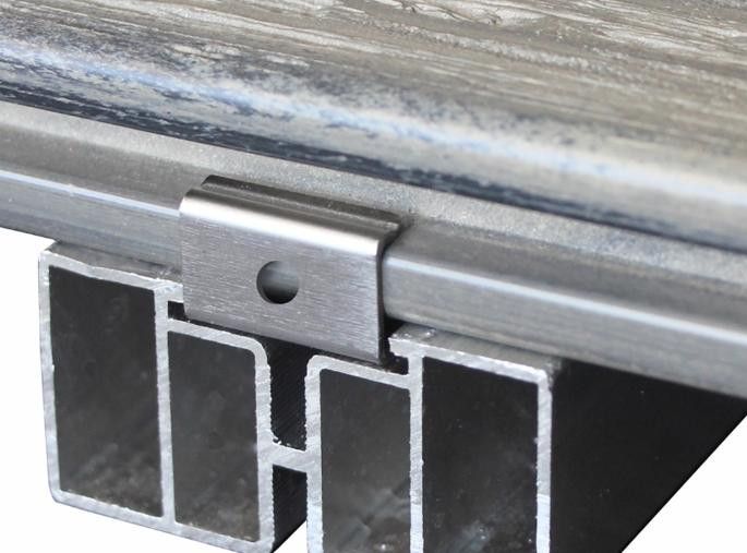 Кляймер стартовый KRONEX № 7 для алюминиевой лаги (упаковка 10 шт) купить в Владивостоке