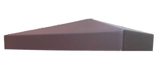 Коричневая крышка для столба купить в Владивостоке