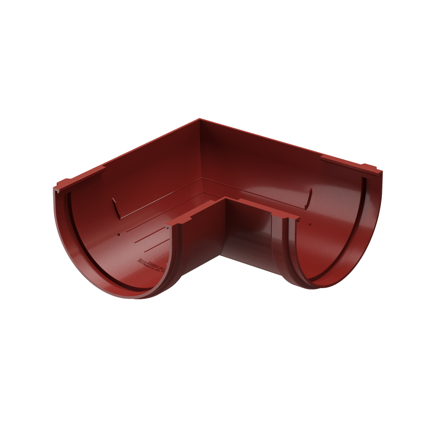 Угол желоба универсальный 90°, Docke Standard, Красный купить в Владивостоке