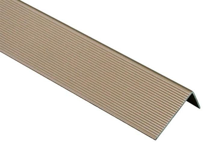 Угол алюминиевый KRONEX 51,5x30x3000 мм, дубовый финиш. купить в Владивостоке