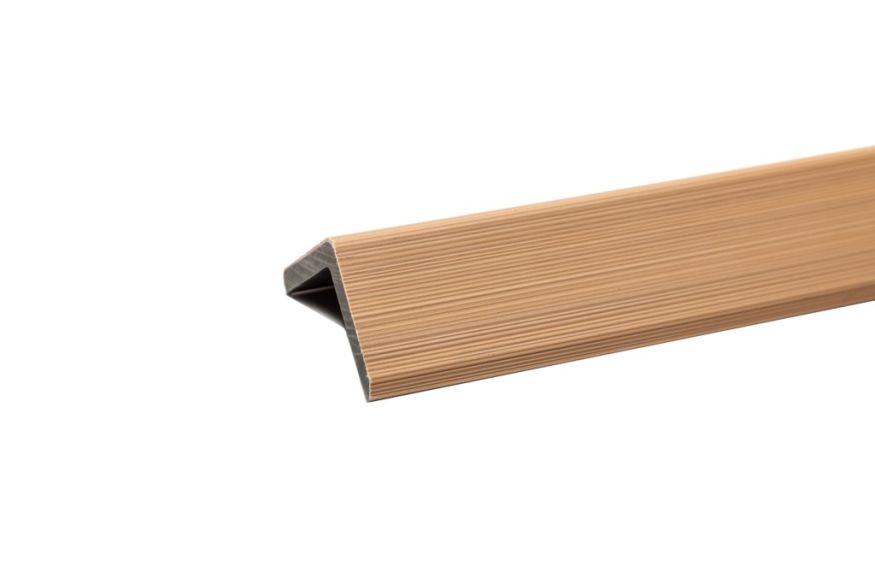 Уголок торцевой Ecodecking Скай коэкструзия Бук купить в Владивостоке