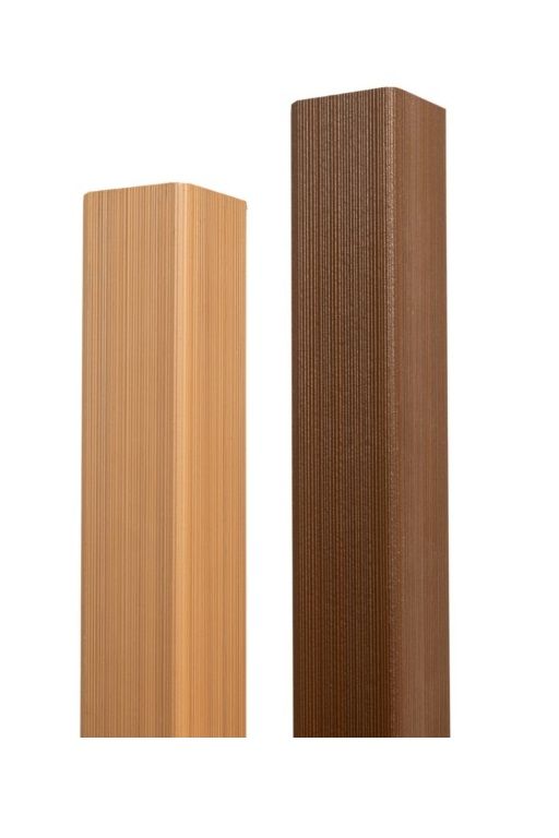 Уголок торцевой Ecodecking Скай коэкструзия Бук купить в Владивостоке