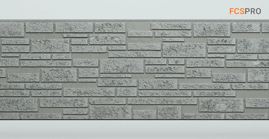 Фиброцементные панели FCS Simple АА1 (под камень) купить в Владивостоке