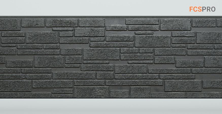 Фиброцементные панели FCS Simple АА1 (под камень) купить в Владивостоке