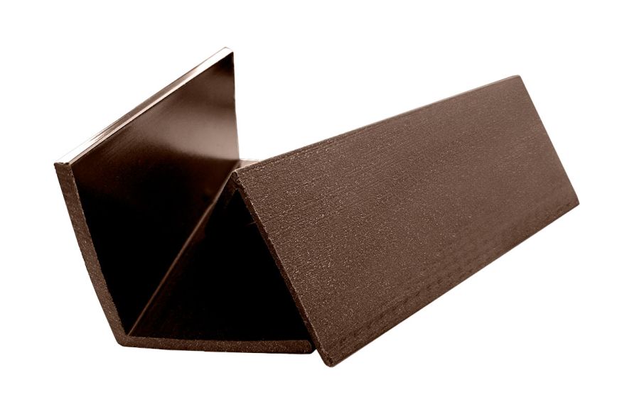 Угол ДПК Gardeck для сайдинга Коричневый купить в Владивостоке