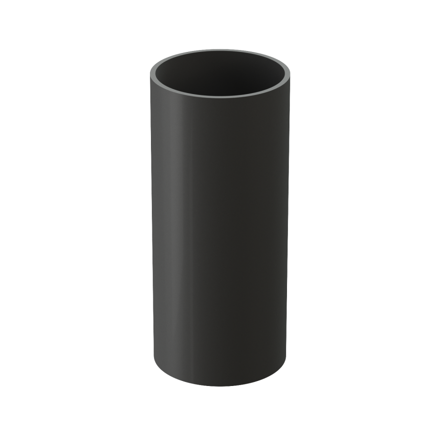 Труба водосточная 3м Docke Lux, Графит купить в Владивостоке