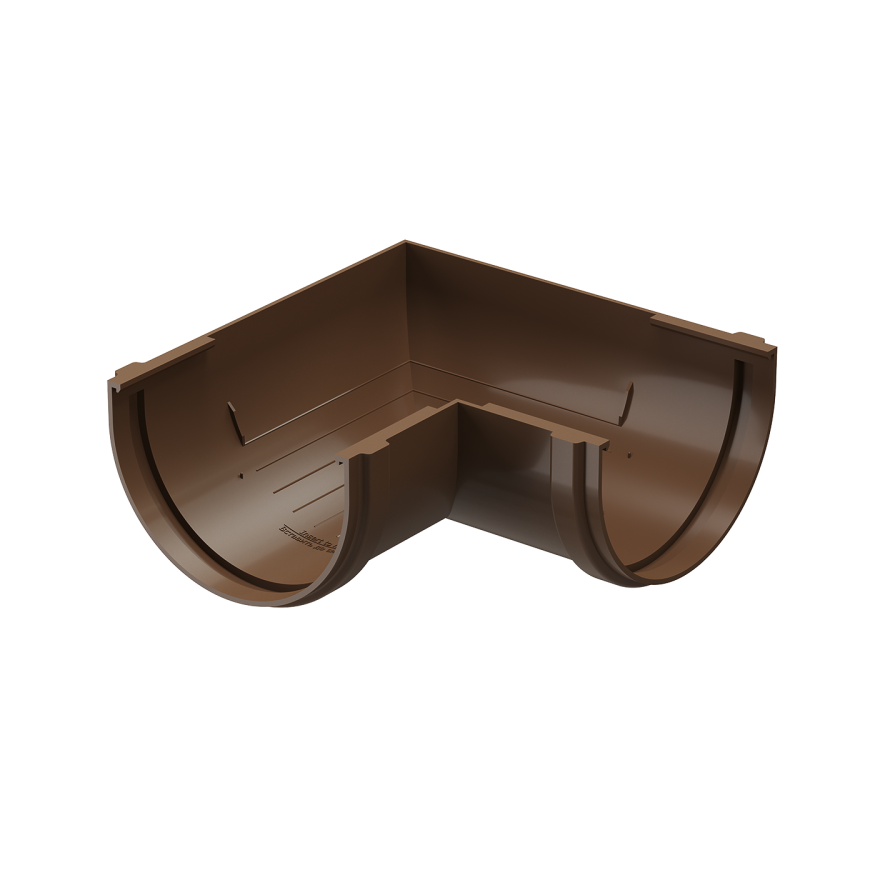 Угол желоба 90° универсальный, Docke Standard, Цвет: светло-коричневый. купить в Владивостоке