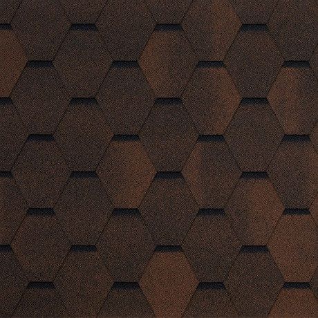 Гибкая черепица Tegola GARDA marrone 439 купить в Владивостоке