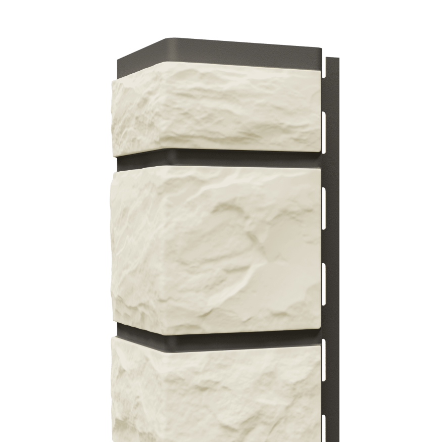 Наружный угол Доломит, Коллекция Брусчатка Доломит, Слоновая кость купить в Владивостоке