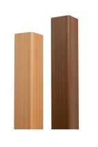 Уголок торцевой Ecodecking Скай коэкструзия Тик