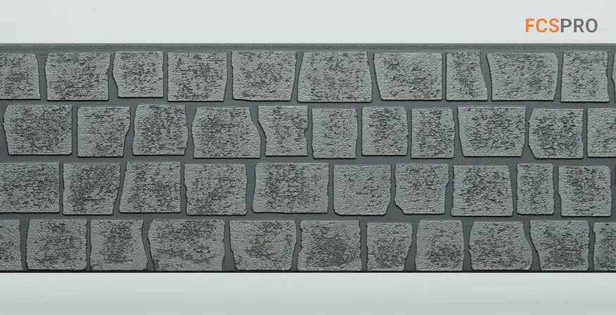 Фиброцементные панели FCS Simple АА2 (под камень) купить в Владивостоке