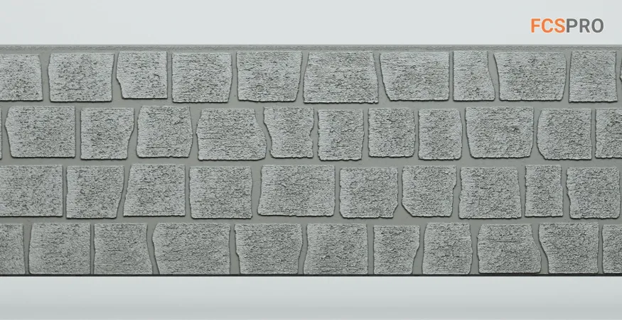 Фиброцементные панели FCS Simple АА2 (под камень) купить в Владивостоке