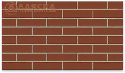 Фасадные термопанели Аляска серия Элевация 07. Rot glatt купить в Владивостоке