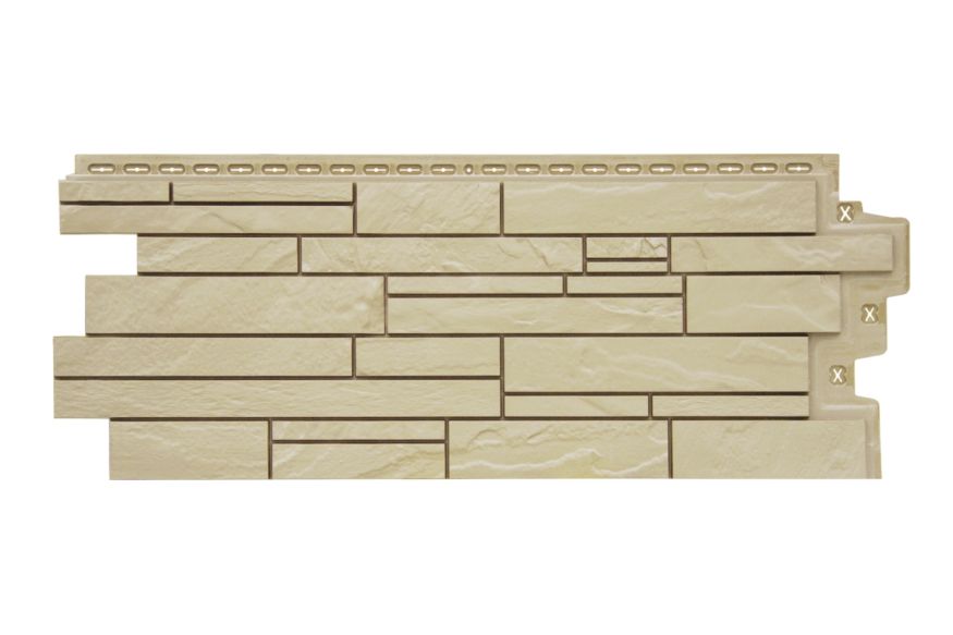 Фасадная панель Grand Line Скала Classic, Бежевый купить в Владивостоке