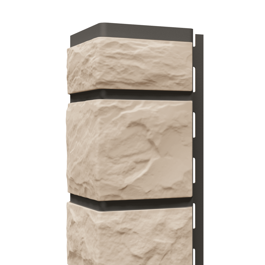 Наружный угол Доломит, Коллекция Брусчатка Доломит, Орех купить в Владивостоке