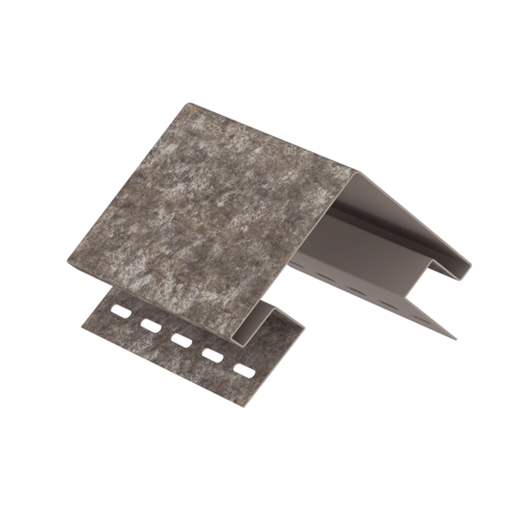 Наружный угол Ю-Пласт, Стоун-хаус Кварцит, Коричневый купить в Владивостоке