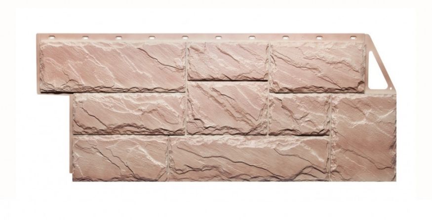 Фасадные панели Fineber, Крупноформатный камень, Цвет терракота. купить в Владивостоке