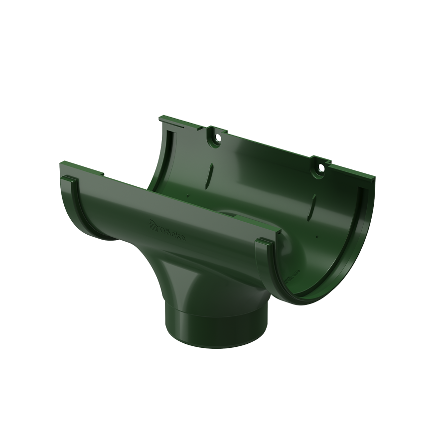 Водосточная воронка Docke Standard, цвет зелёный купить в Владивостоке