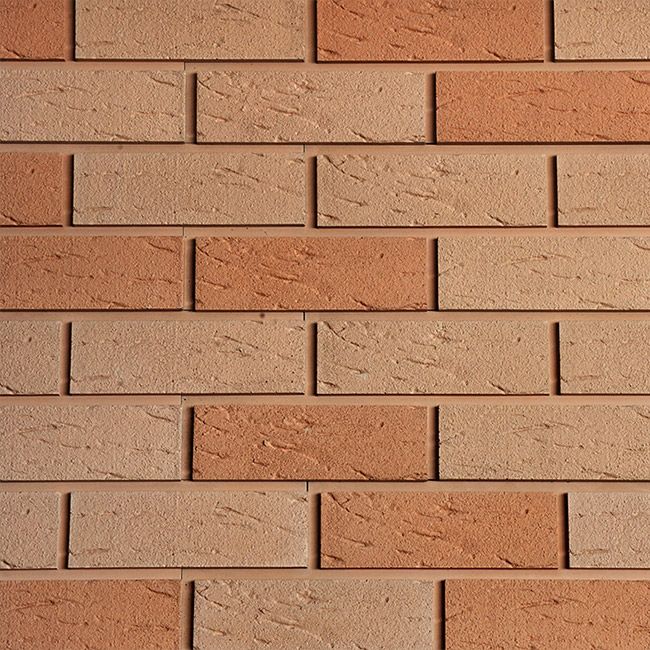 Фасадная плитка Кирисс Фасад, Гладкий кирпич с фаской и расшивкой шва №11 купить в Владивостоке