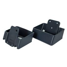 Крепление для перил наклонное алюминиевое GardenParkett, Графит