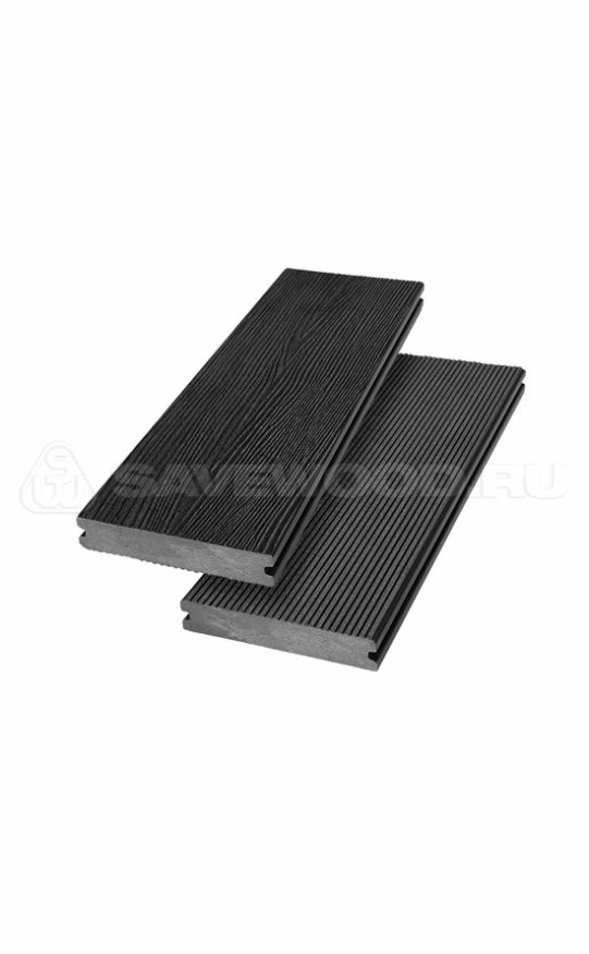 Террасная доска ДПК SaveWood, SW Abies (R), Черный купить в Владивостоке