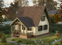 Ламинированная черепица Docke, DRAGON EUROPA, ЦВЕТ ТЁМНО-КОРИЧНЕВЫЙ