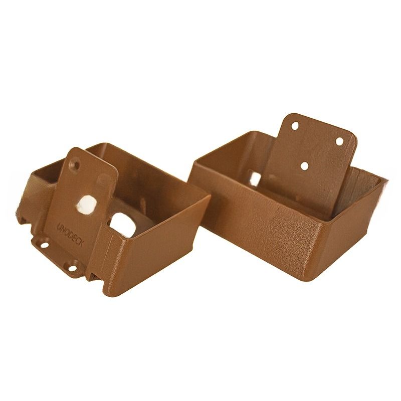 Крепление для перил наклонное алюминиевое GardenParkett, Орех купить в Владивостоке