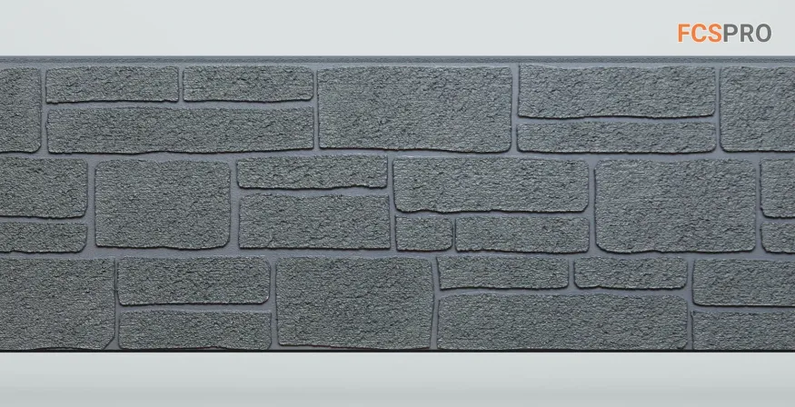 Фиброцементные панели FCS Simple АА6 (под камень) купить в Владивостоке