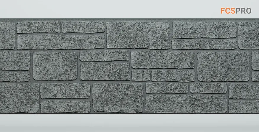 Фиброцементные панели FCS Simple АА6 (под камень) купить в Владивостоке