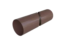 Водосточная труба с муфтой 4 м, Альта-Профиль, Элит Коричневый