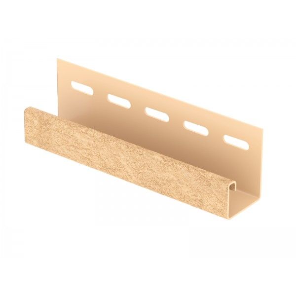 J-планка Ю-пласт Стоун Хаус Кирпич, Песочный купить в Владивостоке