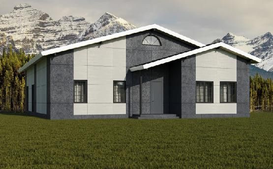 Фиброцементный сайдинг Roofas Board Stone Цвет Графит купить в Владивостоке