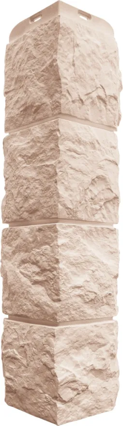 Наружный угол Альта-Профиль, Туф ЭКО, Кремовый купить в Владивостоке