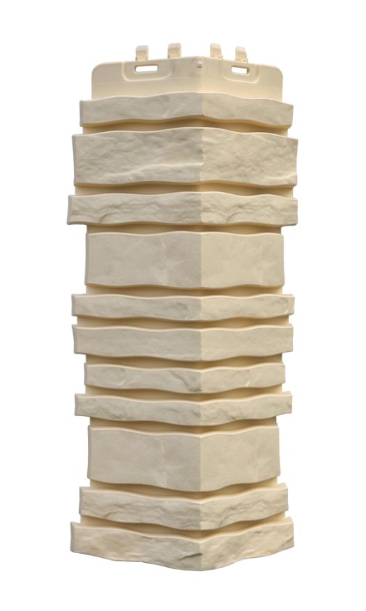 Угол наружный Grand Line, Сланец Classic, Бежевый купить в Владивостоке