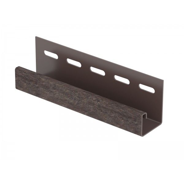 J-планка Ю-пласт Стоун Хаус Кирпич, Коричневый купить в Владивостоке